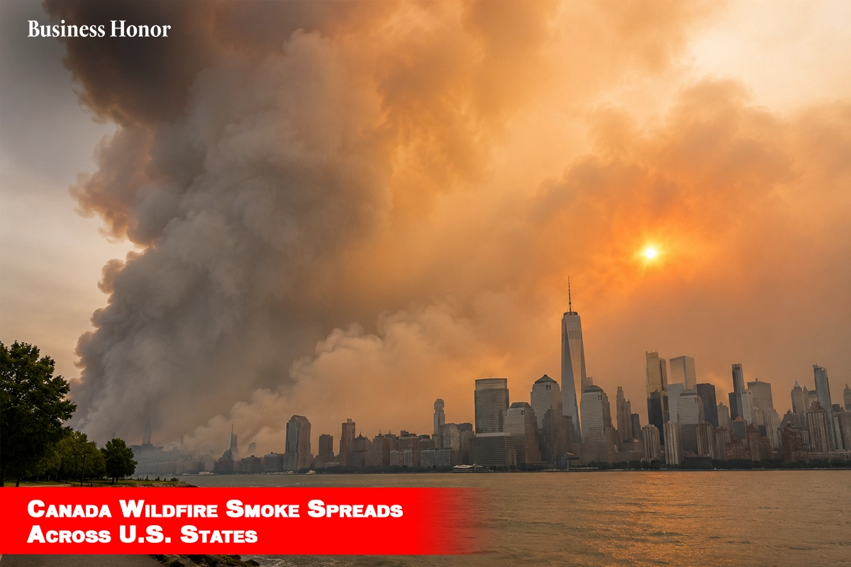 Canada Wildfire Smoke Spreads Across U.S. States